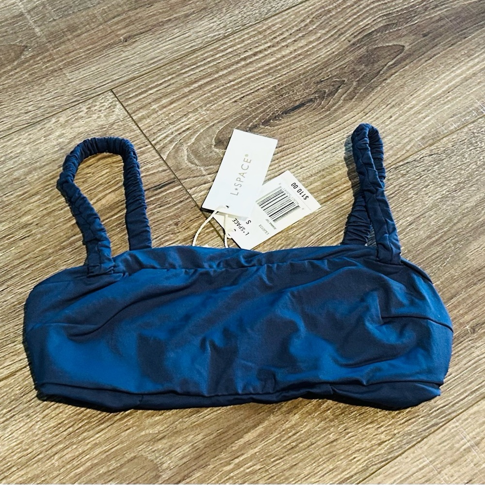 L*Space Deep Blue Bikini Top